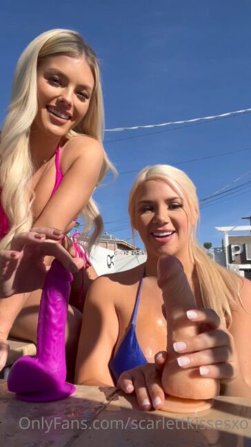 ScarlettKissesXO Pool Dildo JOI OnlyFans Video Leaked 11 scarlettkissesxo pool dildo joi onlyfans video leaked eydaep 364x647 1