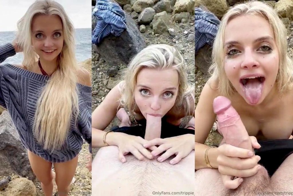 Trippie Bri Beach Blowjob With Cum Swallow Video Leaked 14 trippie bri beach blowjob with cum swallow video leaked 1024x686 1