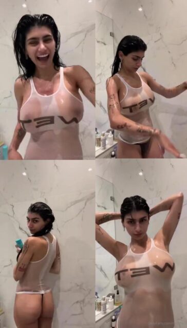 Mia Khalifa Nude Wet Tank Top OnlyFans Video Leaked 14 mia khalifa nude wet tank top onlyfans video leaked tiwptq 364x639 1
