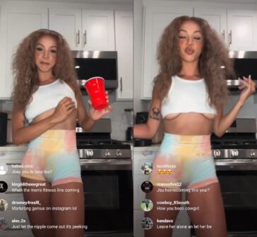 Brittany Renner Nude Nipple Slip Livestream Video Leaked 13 brittany renner nude nipple slip livestream video leaked inhhwy 364x335 1