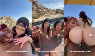 auhneesh nicole outdoor foursome in bikini video leaked