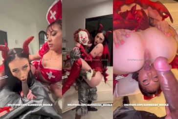 auhneesh nicole halloween threesome sextape video leaked 1024x683 1