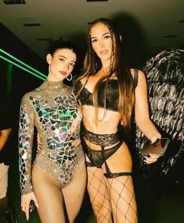 charli damelio sexy halloween cosplay set leaked qxaycx