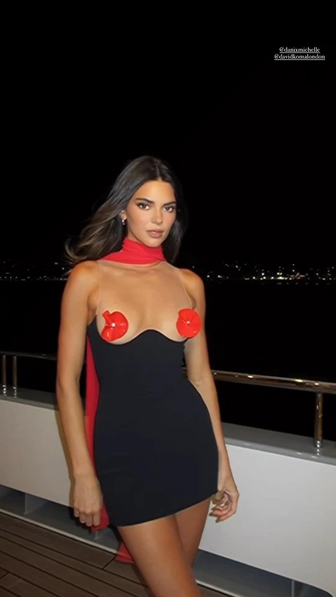kendall jenner pasties dress candid video leaked hbyriv