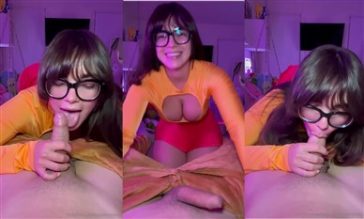 salarrea velma cosplay blowjob video leaked