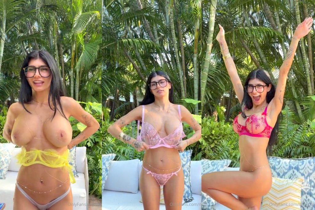 Mia Khalifa Lingerie TRY ON HAUL Outdoor Video Leaked 13 mia khalifa lingerie try on haul outdoor video leaked 1024x683 1