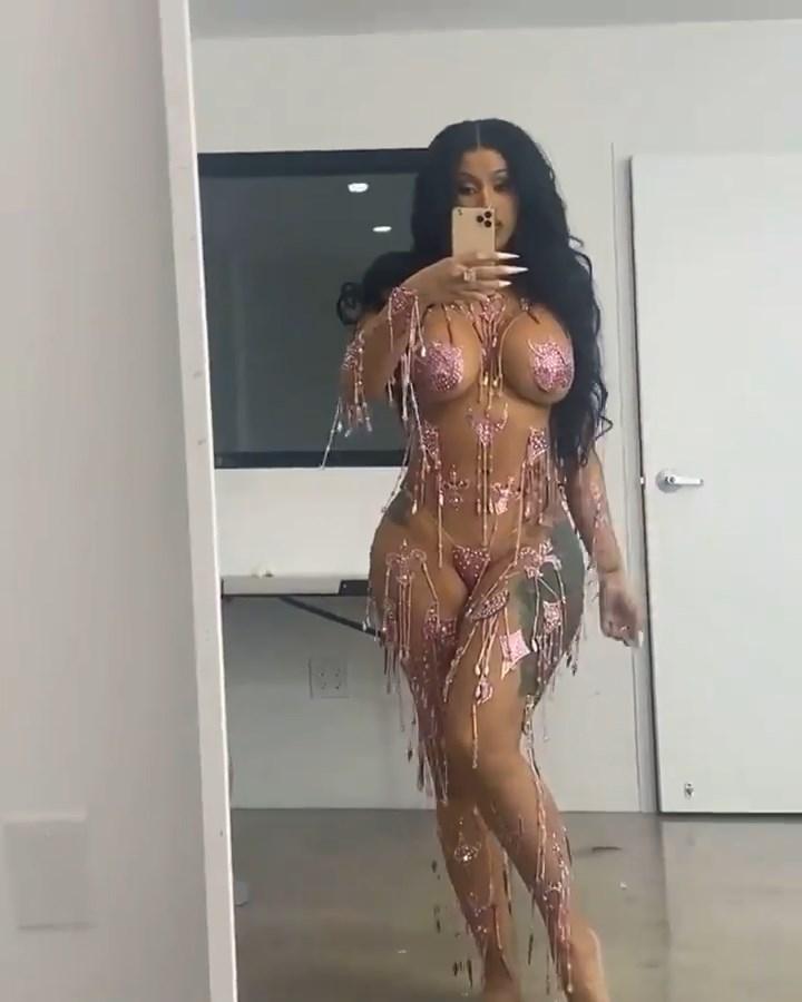 cardi b sexy bikini cosplay dance video leaked aptaje