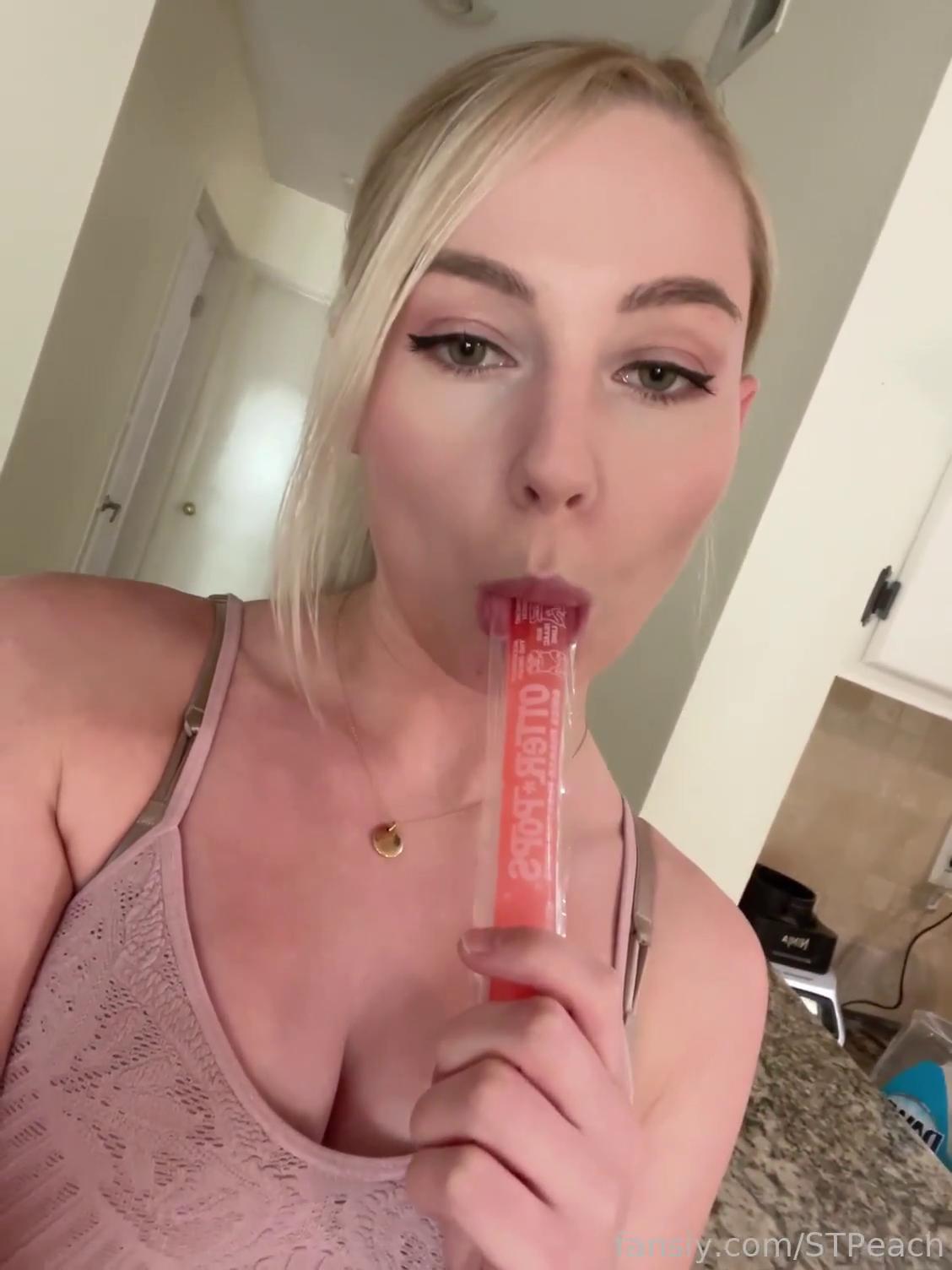 stpeach popsicle sucking fansly video leaked
