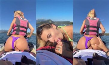 dani fae pov blowjob and cock riding on jetski